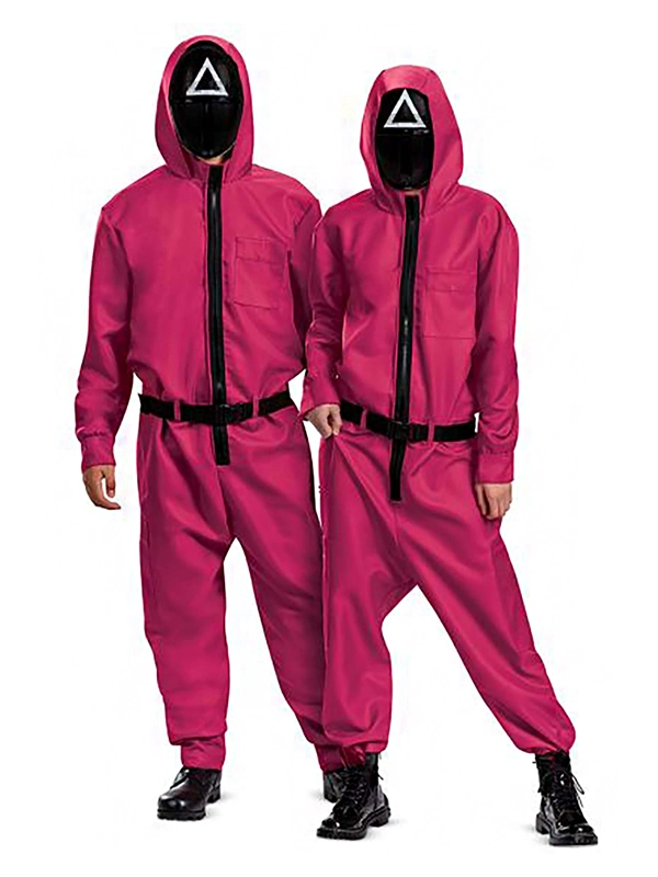 Squid Game Guard Pink Jumpsuit Jacketsjunction