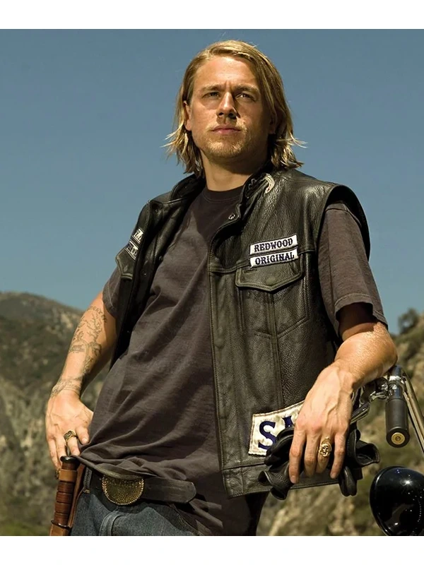 soa leather vest