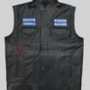 sons of anarchy black vest