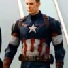 Avengers Age of Ultron Captain America Steve Rogers Leather Jacket