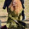 Grace Sachs Green Long Coat