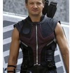 The Avengers Jeremy Renner Hawkeye Leather Vest