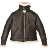 Mens Raf Bomber Ginger Sheepskin Leather Aviator Jacket 1