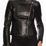 Womens Short Body Cafe Racer Leather Jacket