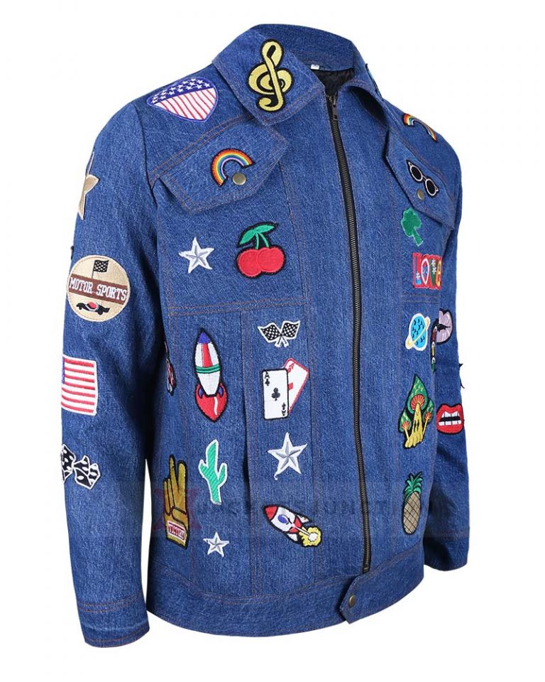 Elton John Denim Jacket | Taron Egerton Rocketman Jean Jacket