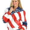 American Flag Leather Jacket