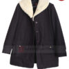 Yellowstone Beth Dutton Coat With Shearling Collar