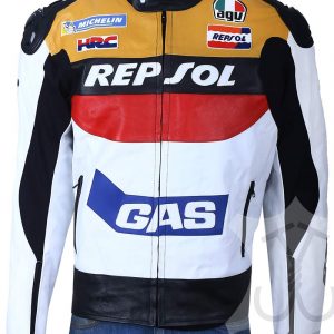 Honda CBR Racing Moto Racer Leather Jacket - JacketsJunction