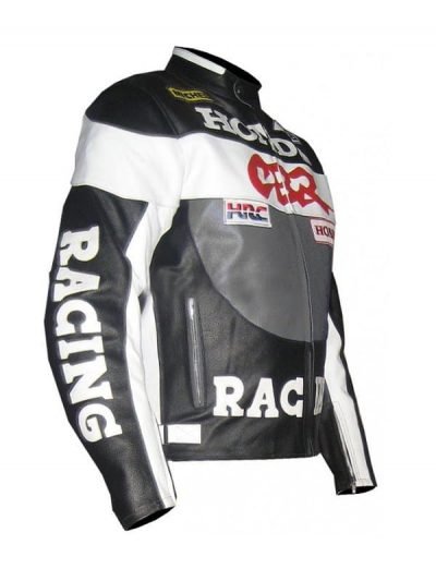 Honda CBR Racing Moto Racer Leather Jacket - JacketsJunction