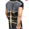 Seth Rollins WWE Leather Black Slimfit Vest