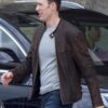 Chris Evans Civil War Leather Jacket