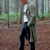 Daniel Craig No Time To Die Green Corduroy Coat