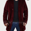 Mens Velvet Maroon Coat