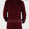 Mens Velvet Mid Length Coat