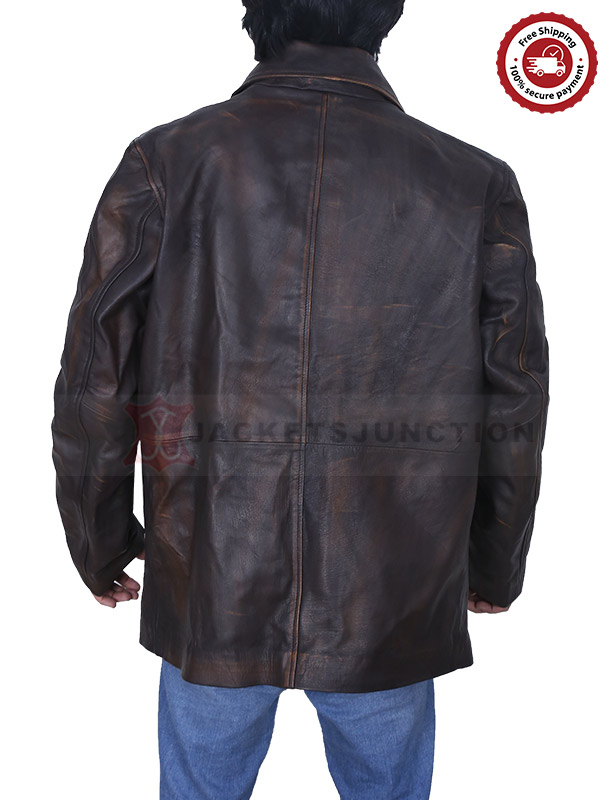 Supernatural Dean Winchester Distressed Leather Coat