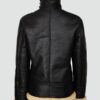 Womans Black Leather Jacket