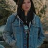 Kelsey Asbille Yellowstone Blue Denim Jacket