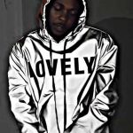 Kendrick Lamar Silver Lovely Hoodie