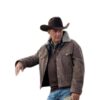 Kevin Costner Brown Corduroy Jacket