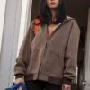 Monica Dutton Yellowstone Brown Hoodie