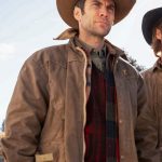 Wes Bentley Yellowstone Brown Leather Jacket