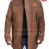 Yellowstone Jamie Dutton Brown Leather Jacket