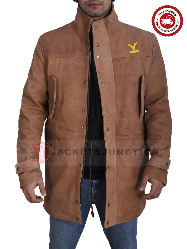 Yellowstone Jamie Dutton Brown Leather Jacket