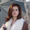 Anne Hathaway Modern Love Brown Coat