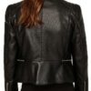 Arrow Dinah Darke Black Leather Jacket