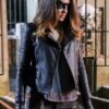 Arrow Dinah Darke Black Padded Leather Jacket