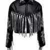 BIRDS OF PREY MARGOT ROBBIE FRINGE JACKET