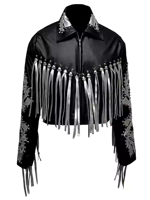 BIRDS OF PREY MARGOT ROBBIE FRINGE JACKET