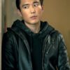 Ben Hargreeves The Umbrella Academy Hooded Leather Jacket