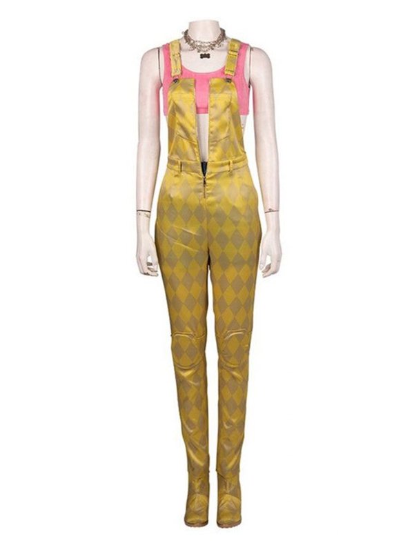 Birds of Prey Margot Robbie Golden Romper Jumpsuit