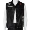 Days Gone Deacon St. John Black Biker Vest With Patches