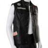 Deacon St. John Days Gone Black Leather Vest