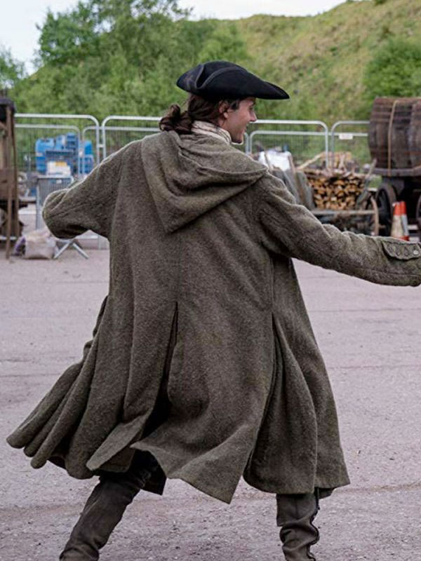 Fergus Outlander César Domboy Wool Hooded Coat