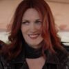 Good Omens Mireille Enos War Black Leather Jacket