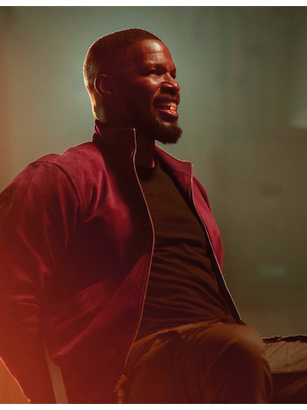 Jamie Foxx Red Jacket