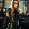 Juliana Harkavy Arrow Season 6 Black Leather Jacket