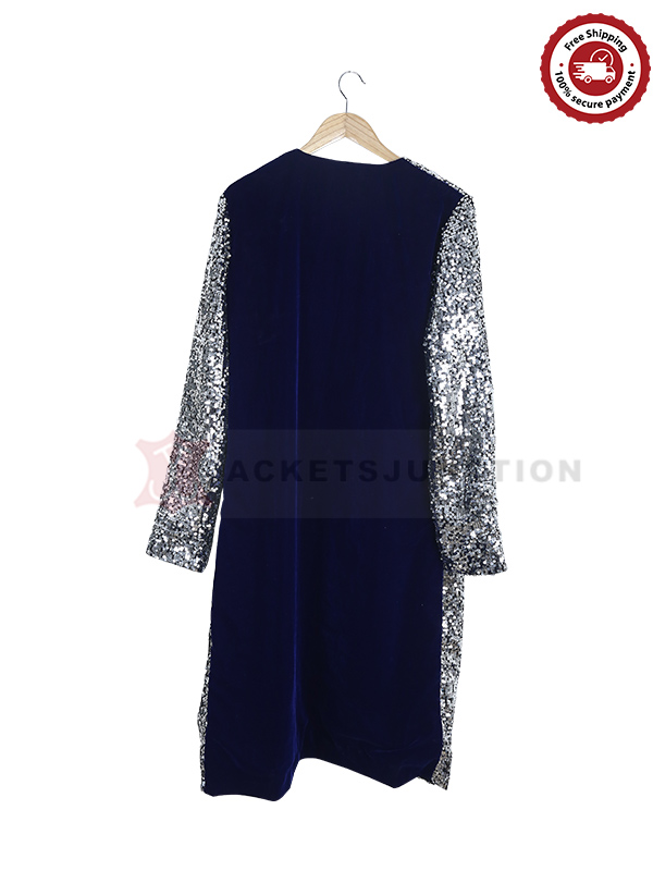 Birds Of Prey Margot Robbie Sequin Duster Coat