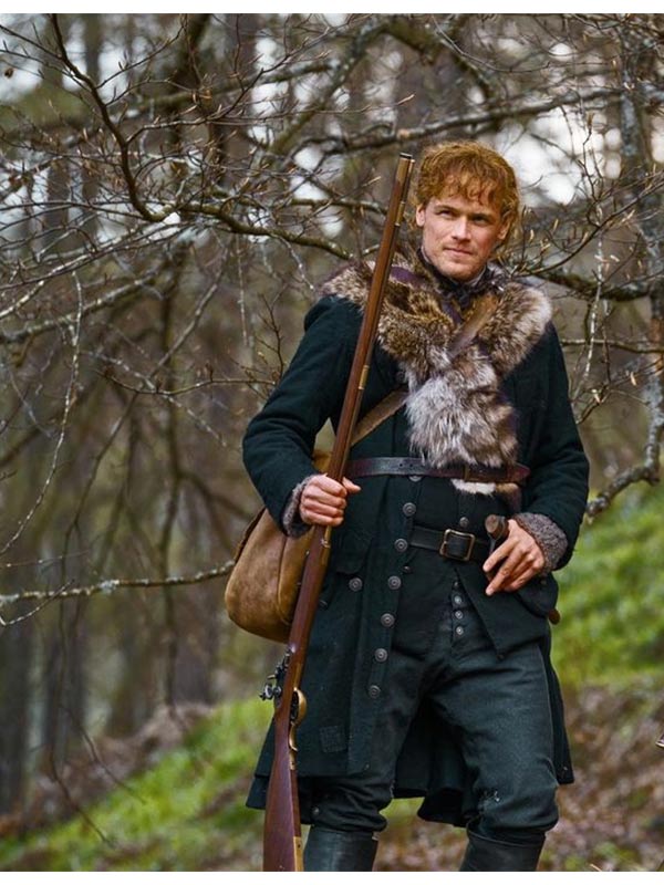 Outlander Jamie Fraser Fur Coat