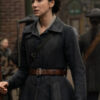 Outlander S03 Claire Randall Wool Coat Half