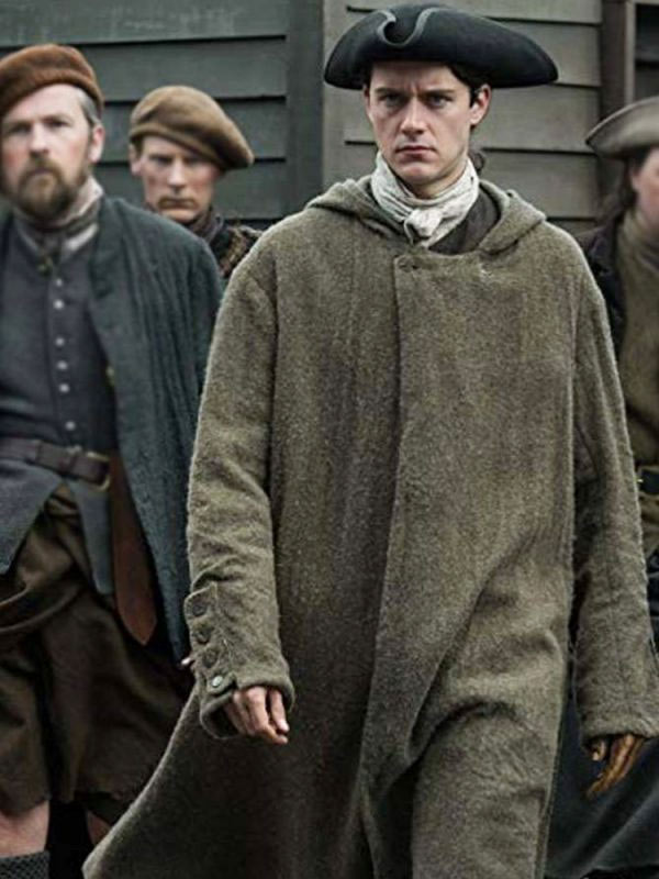 Outlander S04 Fergus Green Hooded Coat