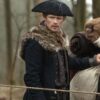 Outlander S04 Jamie Fraser Black Fur Coat