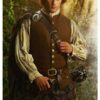 Outlander Season 03 Sam Heughan Brown Cotton Vest