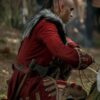 Outlander Season 04 Braeden Clarke Red Cotton Coat