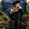 Outlander Season Sam Heughan Black Trench Coat