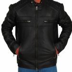 Riverdale Chuck Clayton Cafe Racer Leather Jacket