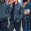 Sebastian Stan The Falcon And The Winter Soldier Black Leather Jacket